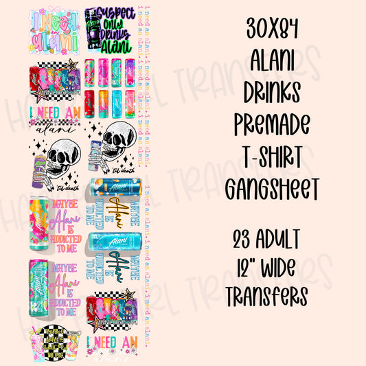30x84 ALANI PRE-MADE GANG SHEET