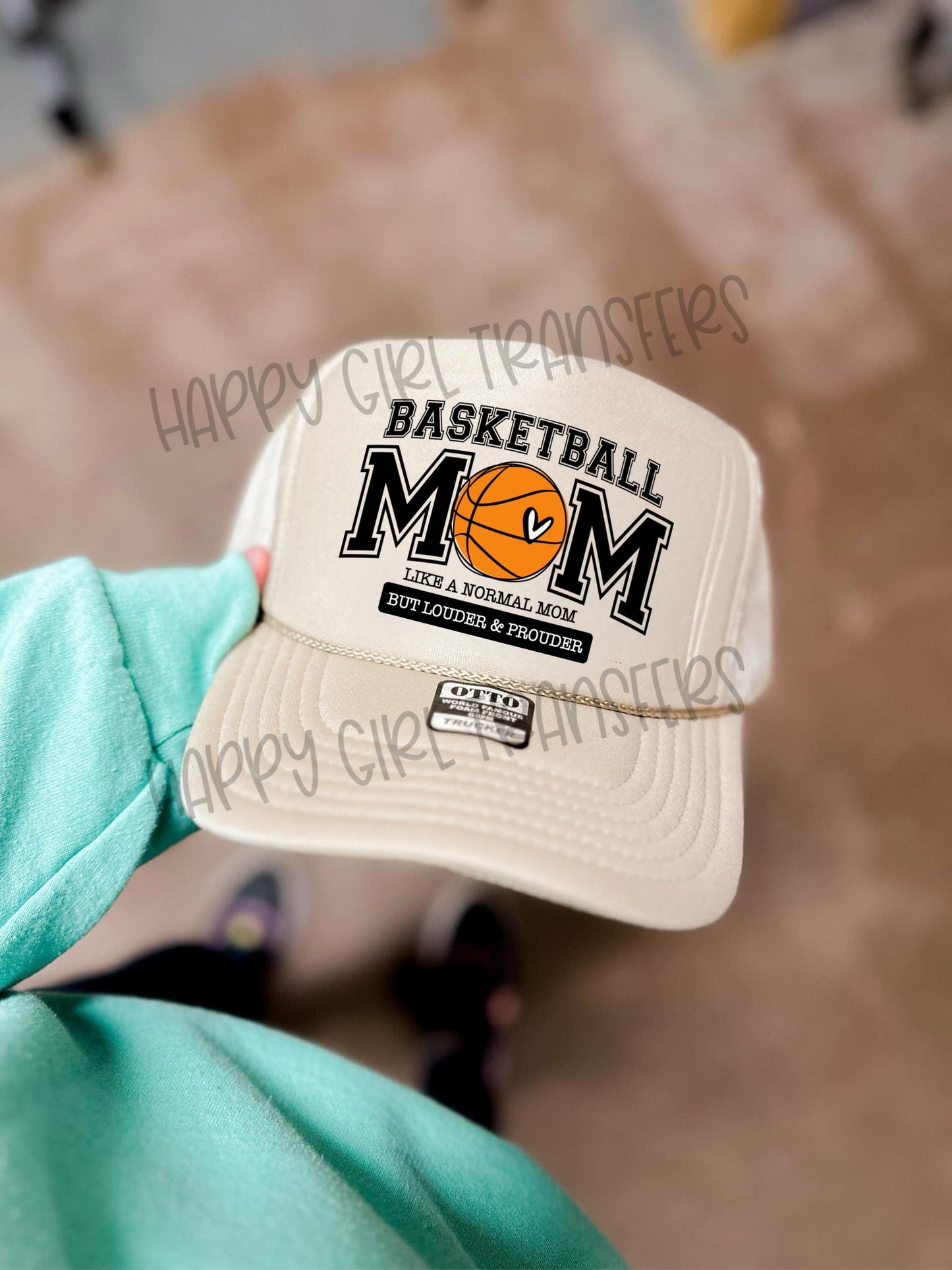 BASKETBALL MOM: LIKE A NORMAL MOM BUT LOUDER AND PROUDER - DTF TRANSFER