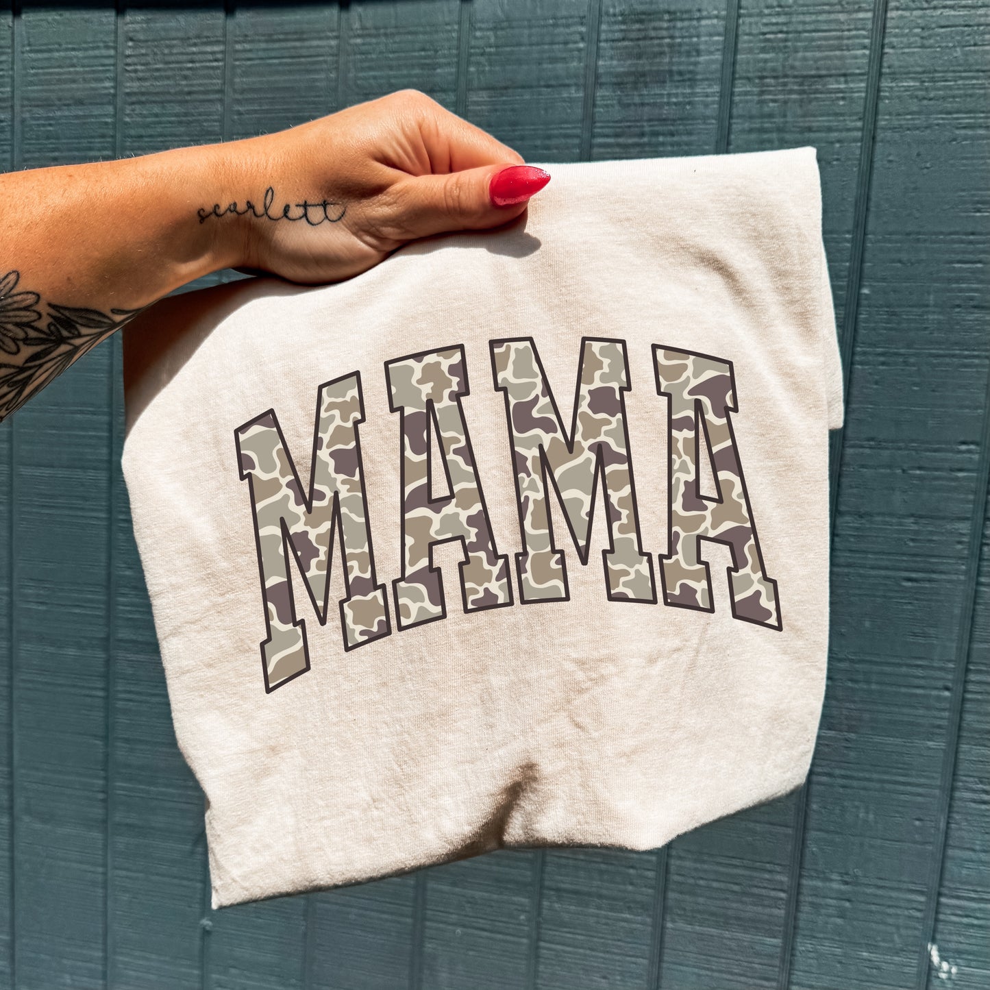 CAMO MAMA  - DTF TRANSFER