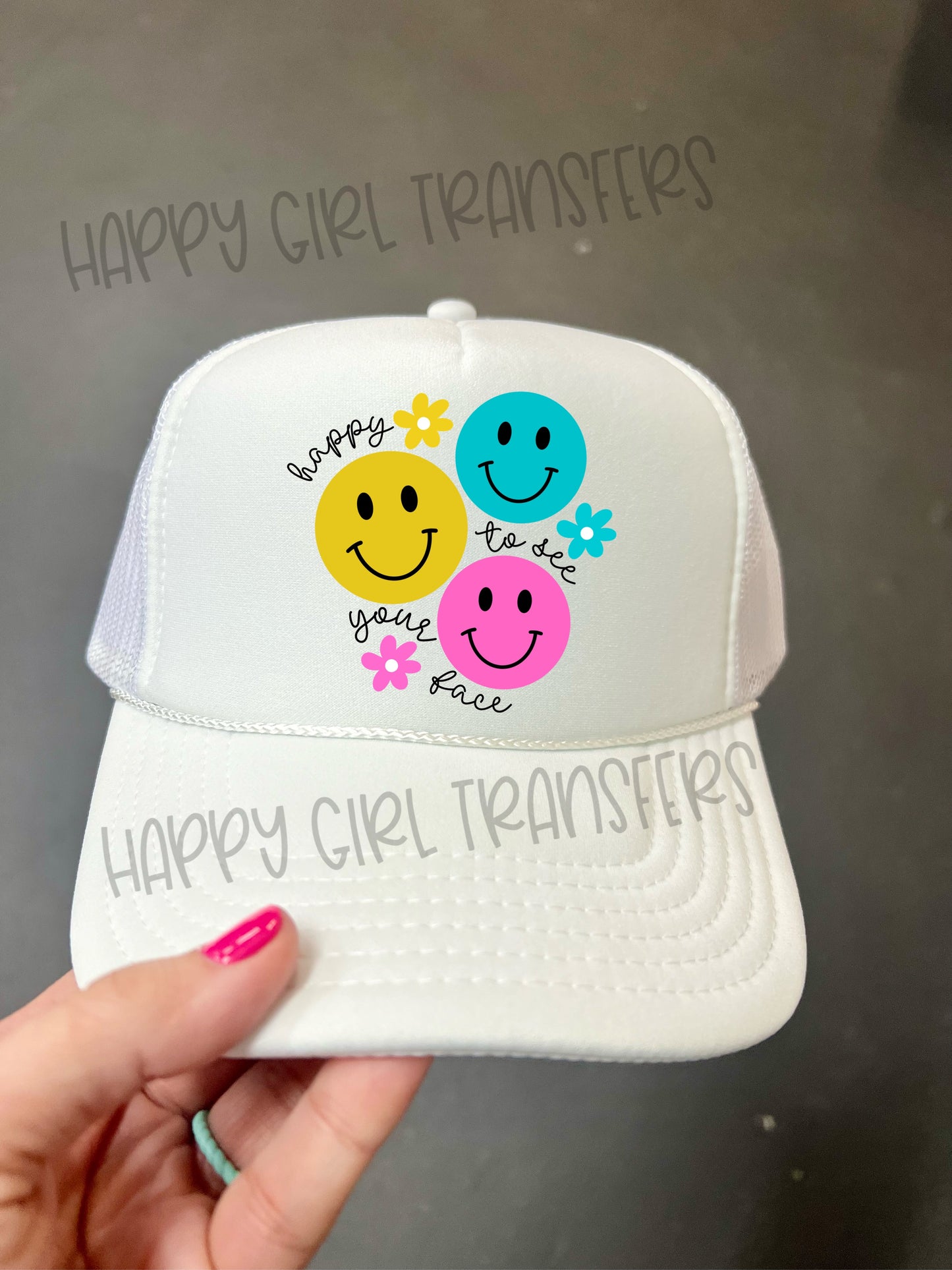 HAPPY TO SEE YOUR FACE - DTF TRANSFER