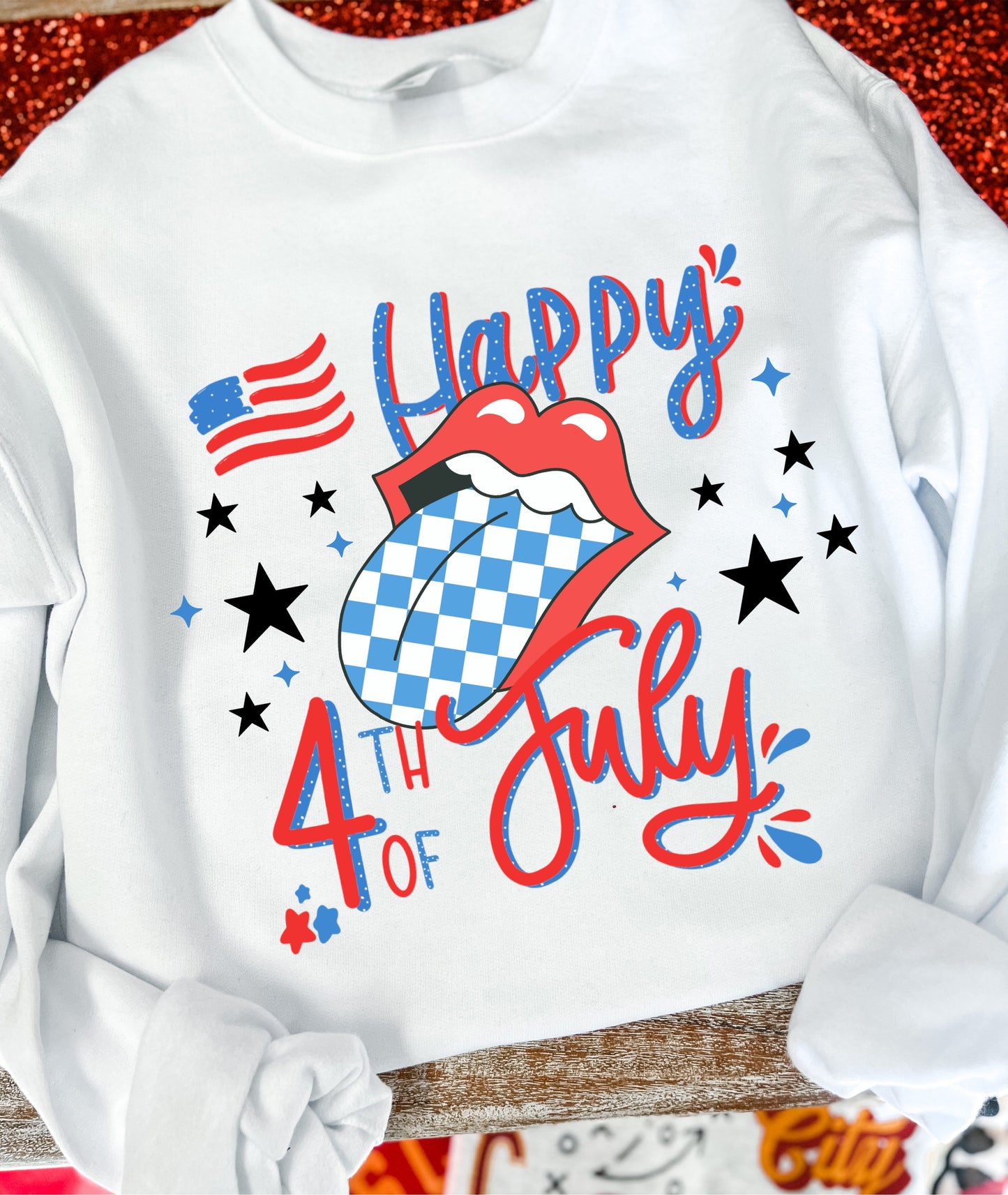 HAPPY 4TH OF JULY - DTF TRANSFER