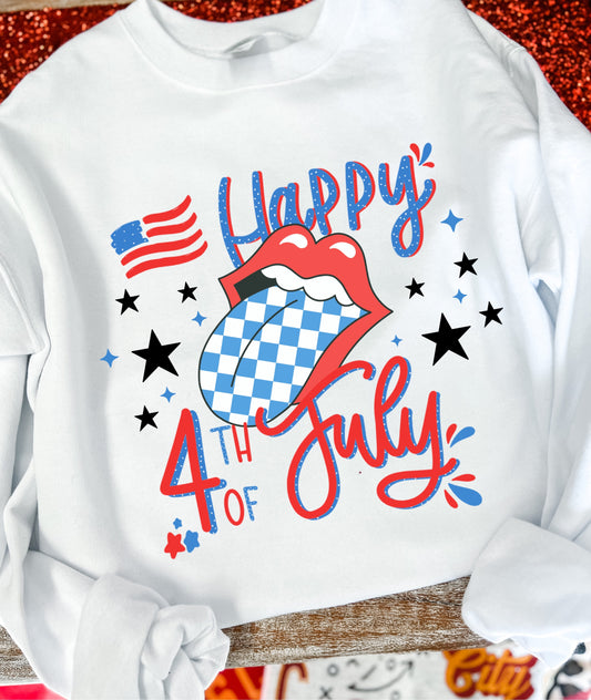 HAPPY 4TH OF JULY - DTF TRANSFER