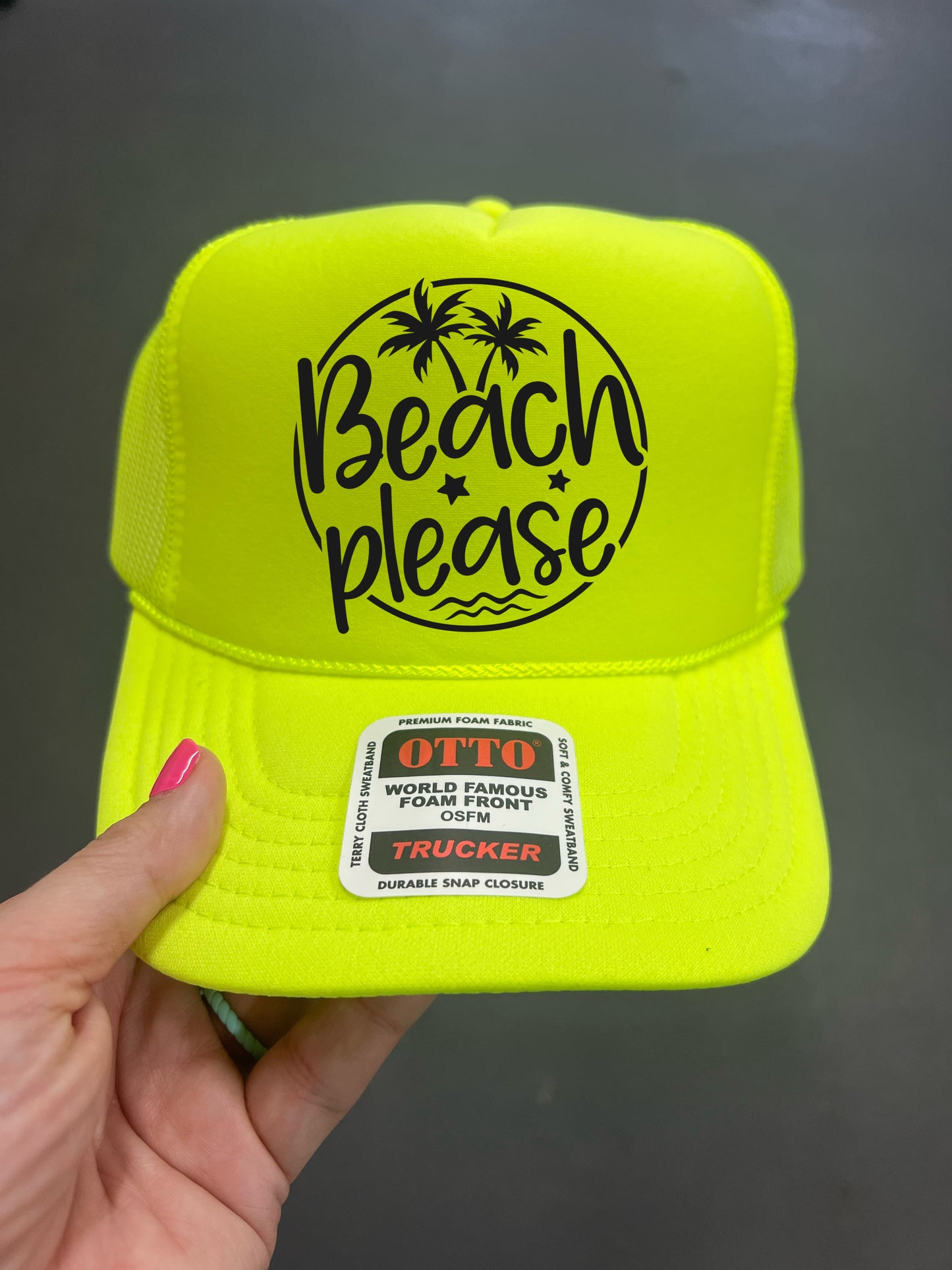 BEACH PLEASE-DTF TRANSFER