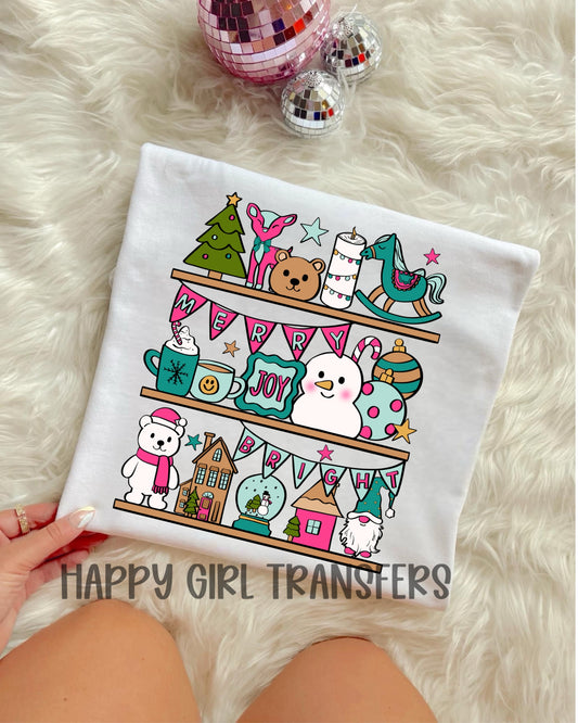 CHRISTMAS SHELVES - DTF TRANSFER