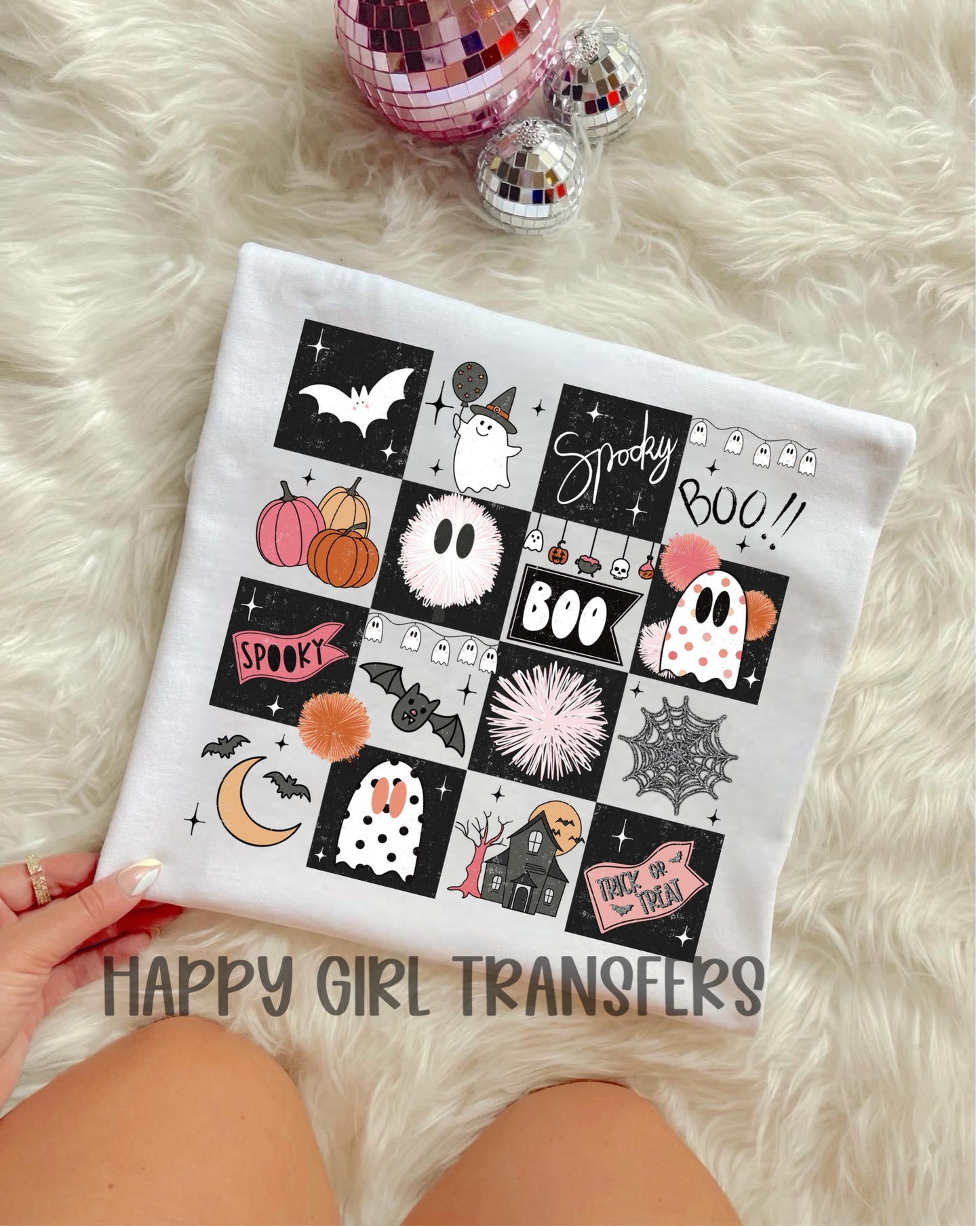 PINK SPOOKY COLLAGE - DTF TRANSFER