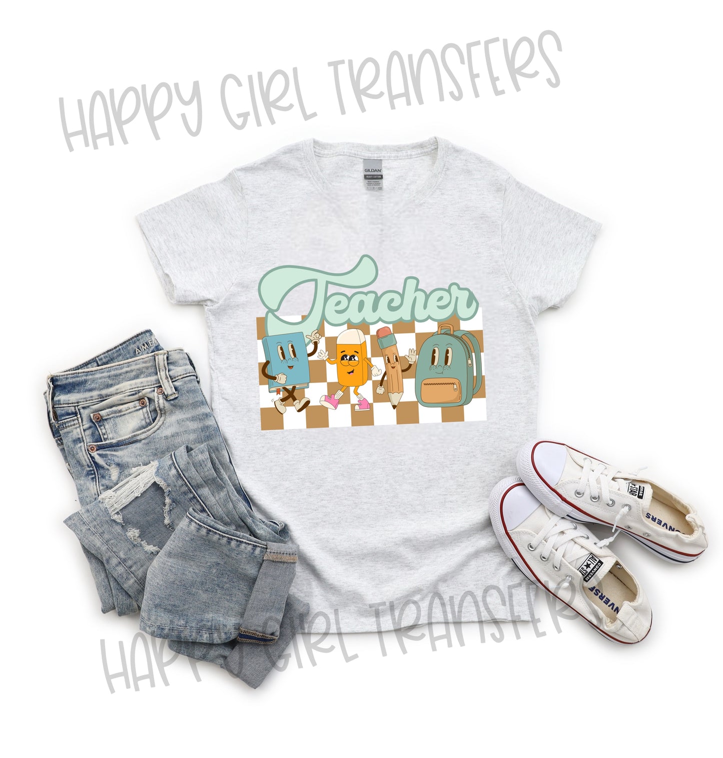 RETRO TEACHER - DTF TRANSFER