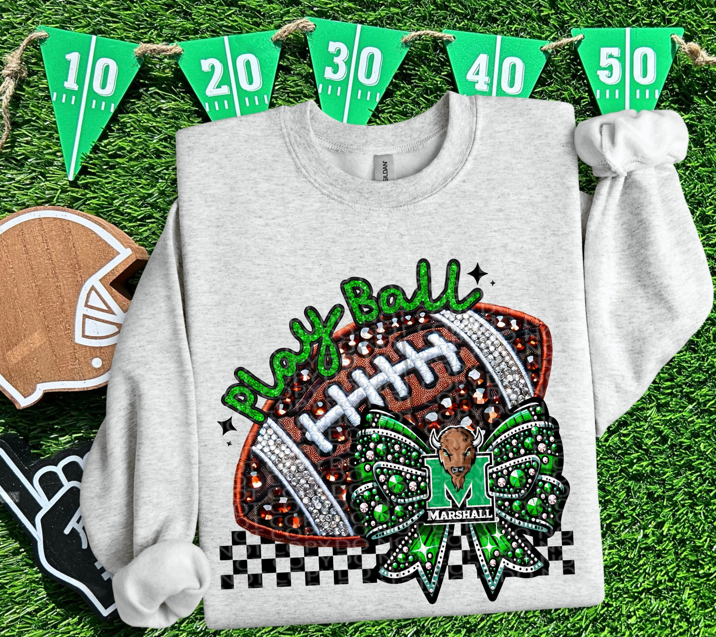 FAUX SPARKLES MARSHALL THUNDERING HERD - DTF TRANSFER
